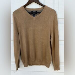 Men Nordstrom men's shop cotton cashmere sweater V-neck M